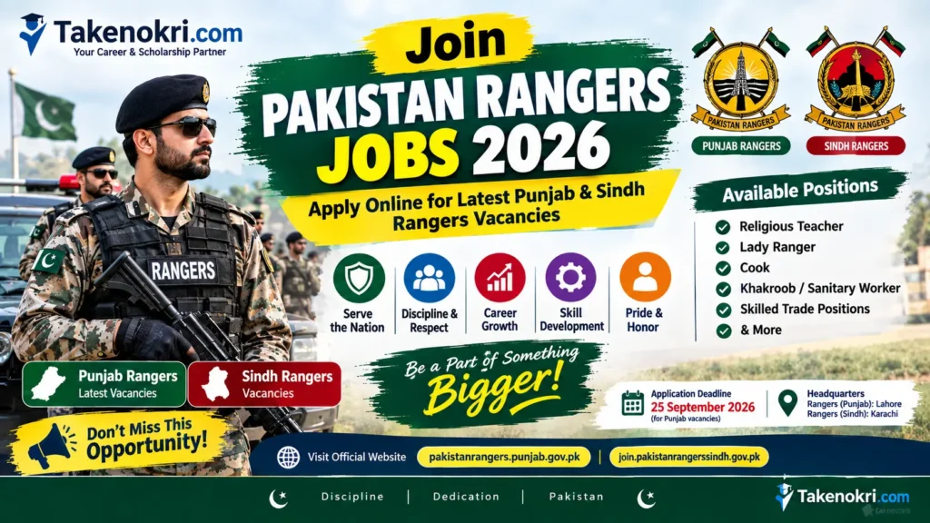 Pakistan Rangers Jobs 2026 – Apply Online for Latest Punjab & Sindh Rangers Vacancies