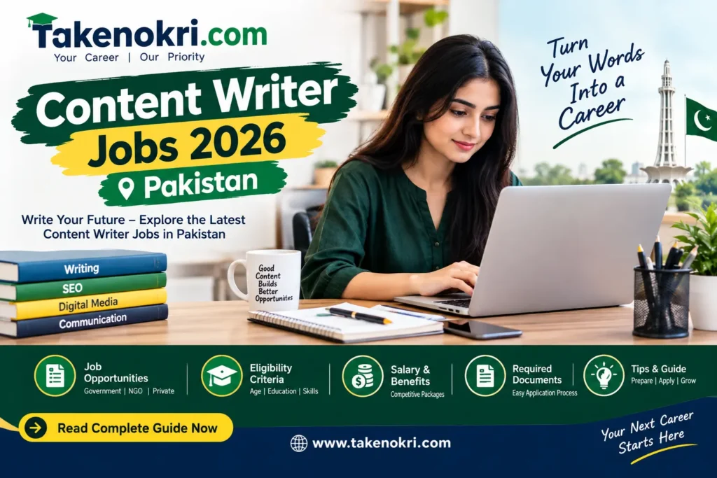Content Writer Jobs 2026 Pakistan
