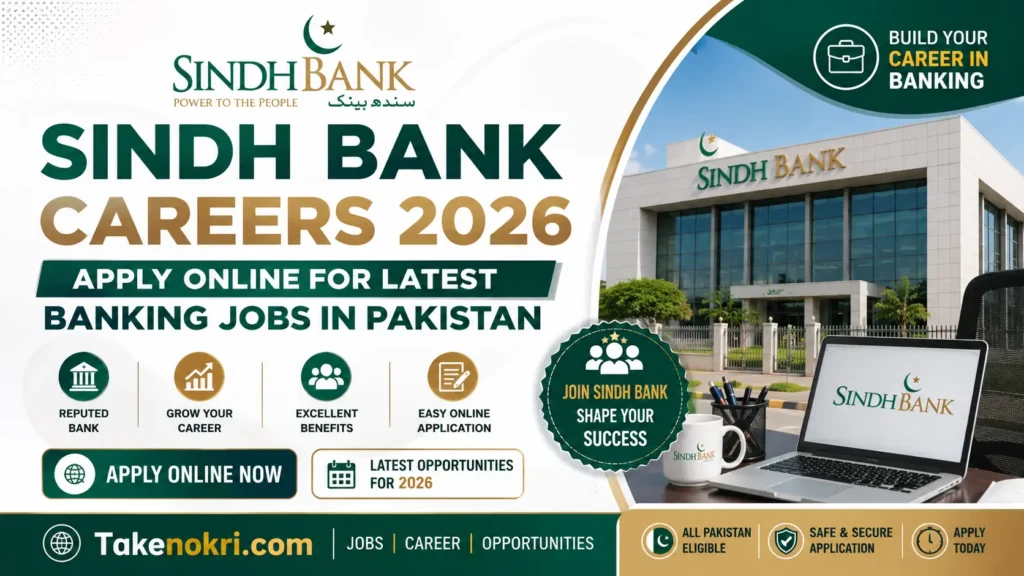 Sindh Bank Careers 2026 – Apply Online for Latest Banking Jobs in Pakistan