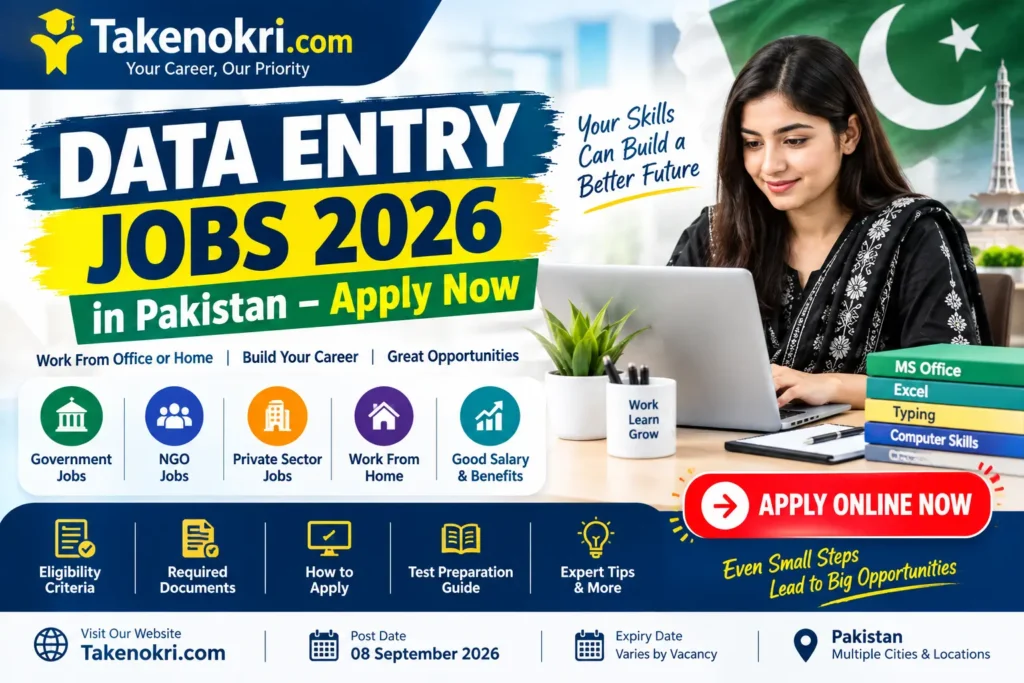 Data Entry Jobs 2026 in Pakistan – Apply Online for Latest Opportunities