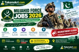 Mujahid Force Jobs 2026 Pakistan